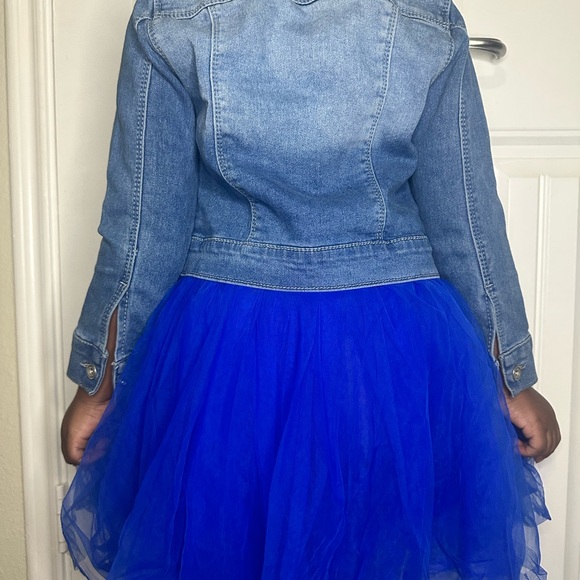 Blue Tulle Skirt - Picture 2 of 2